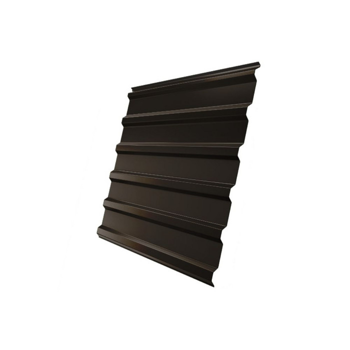 Профлист Grand Line C20R 0.5 Satin RR 32 Темно-коричневый