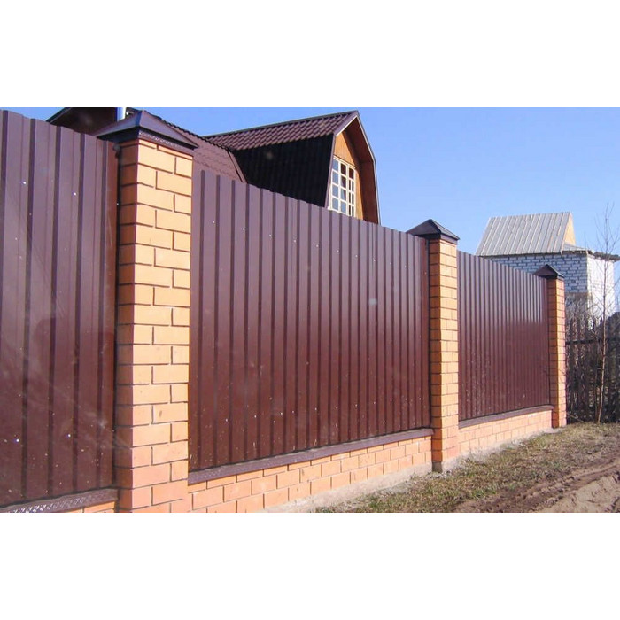 Профлист Grand Line C20В 0.7 Полиэстер RAL 8017 Шоколад фото 8