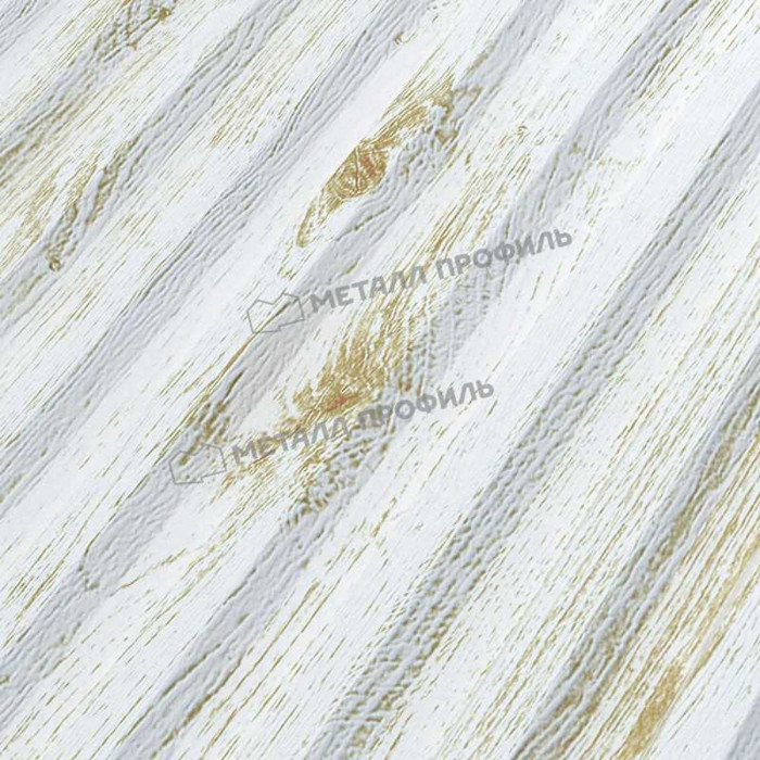 Профлист Металл Профиль C21 0.5 ECOSTEEL® матовый Беленый дуб A фото 5