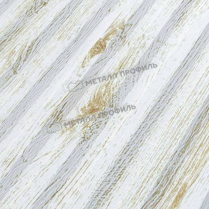Профлист Металл Профиль C21 0.5 ECOSTEEL® матовый Беленый дуб B фото 5