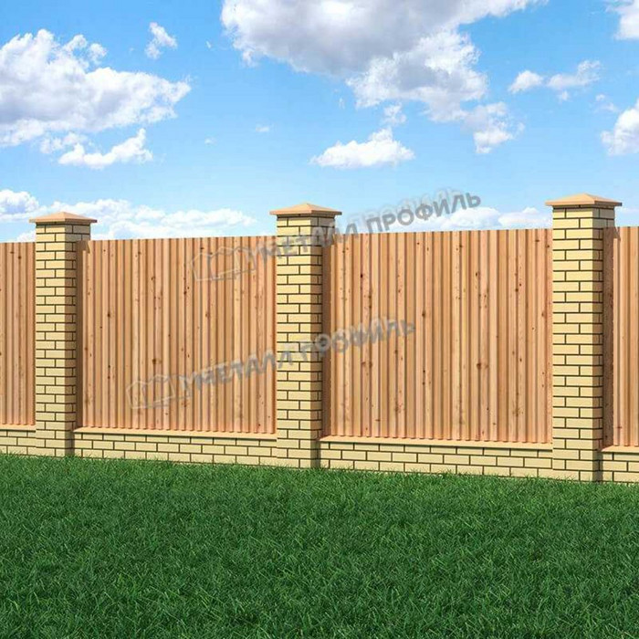 Профлист Металл Профиль C21 0.5 ECOSTEEL® текстурированный Кедр B фото 3
