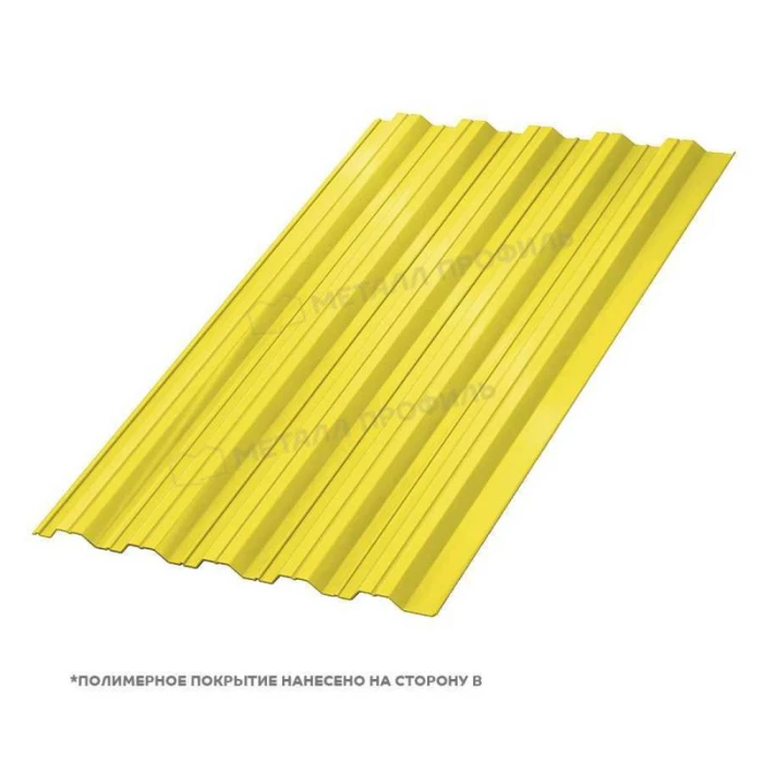 Профлист Металл Профиль HC35 0.45 Полиэстер RAL 1018 Желтый цинк B
