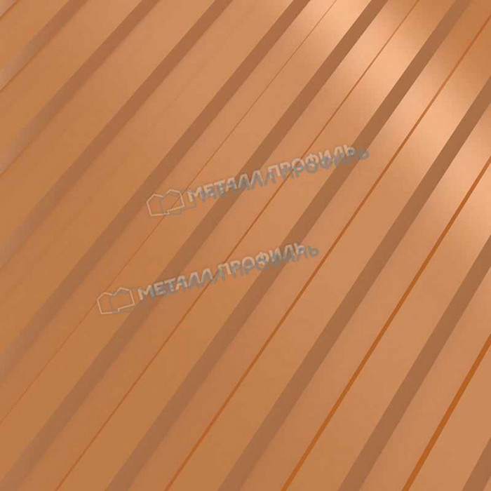 Профлист Металл Профиль МП10 0.5 AGNETA® двусторонний Copper/Copper, Медный/Медный A фото 5