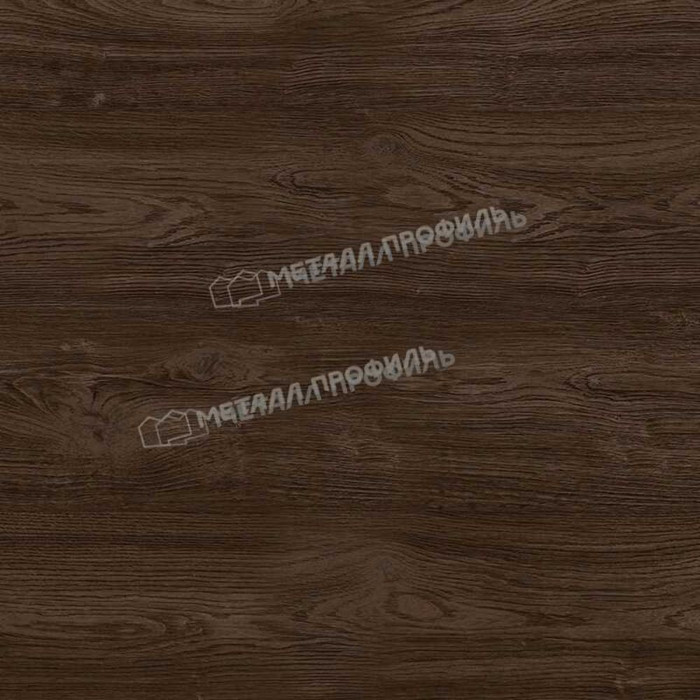 Профлист Металл Профиль МП18 0.5 ECOSTEEL® матовый Мореный дуб A фото 4