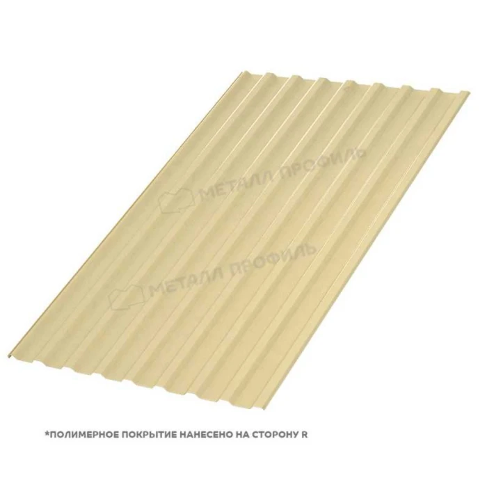 Профлист Металл Профиль МП20 0.35 Полиэстер RAL 1014 Слоновая кость R