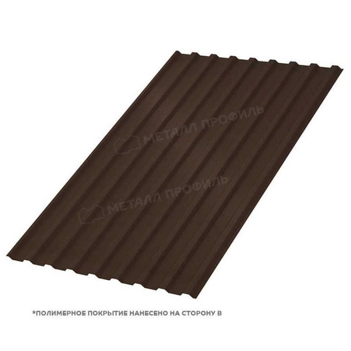 Профлист Металл Профиль МП20 0.45 VikingMP® RAL 8017 Коричневый шоколад A