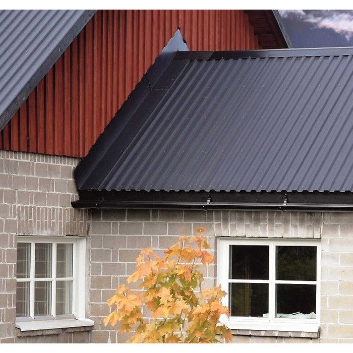 Профлист Металл Профиль МП20 0.45 VikingMP® RR 32 Темно-коричневый B фото 8