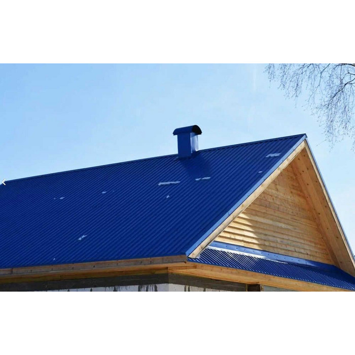 Профлист Металл Профиль МП20 0.45 Полиэстер RAL 5002 Ультрамариновый B фото 6