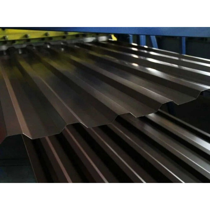Профлист Металл Профиль МП20 0.5 PURMAN® RR 32 Темно-коричневый A фото 6