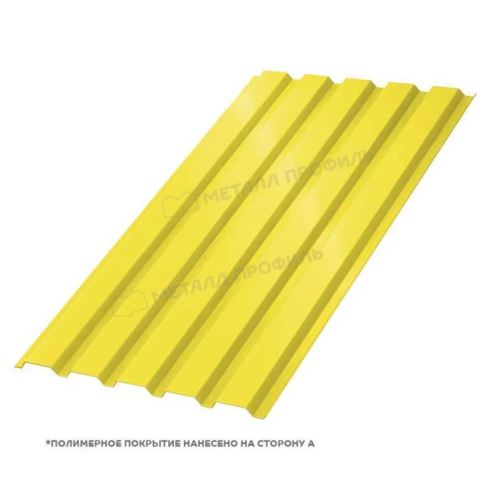 Профлист Металл Профиль МП35 0.45 Полиэстер RAL 1018 Желтый цинк A