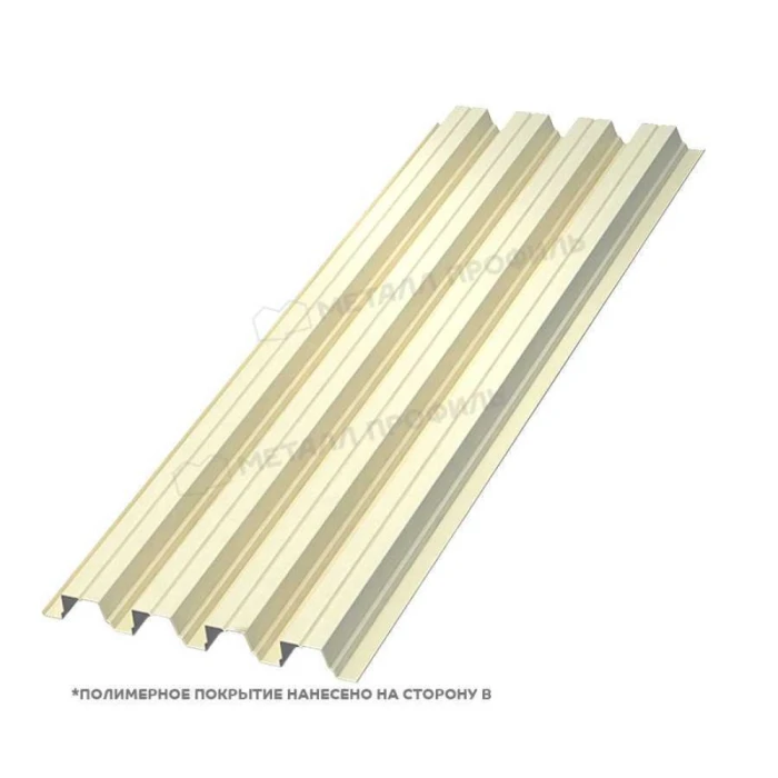 Профлист Металл Профиль Н75 0.7 Полиэстер RAL 1014 Слоновая кость B
