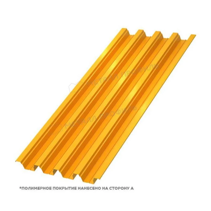 Профлист Металл Профиль Н75 0.7 Полиэстер RAL 2004 Чистый оранжевый B