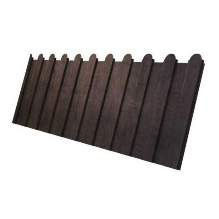 Профлист фигурный Grand Line C8А 0.45 Print Elite с пленкой Antique wood