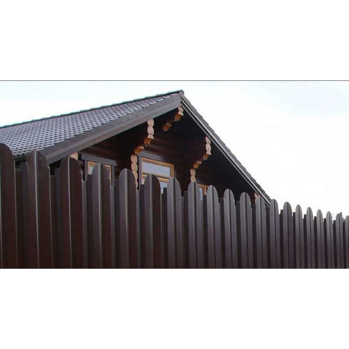 Профнастил фигурный Профлист-Металл C8 0.45 Полиэстер с пленкой RAL 8004 Anticato, Терракота фото 3